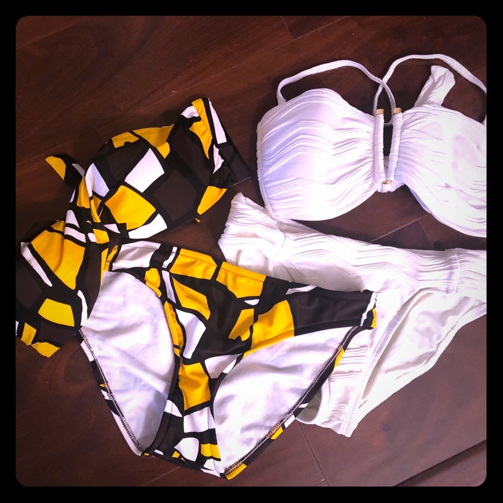 SUNSET bot-s top-m, LA BLANCA 6,8lot SWIM BIKINIS